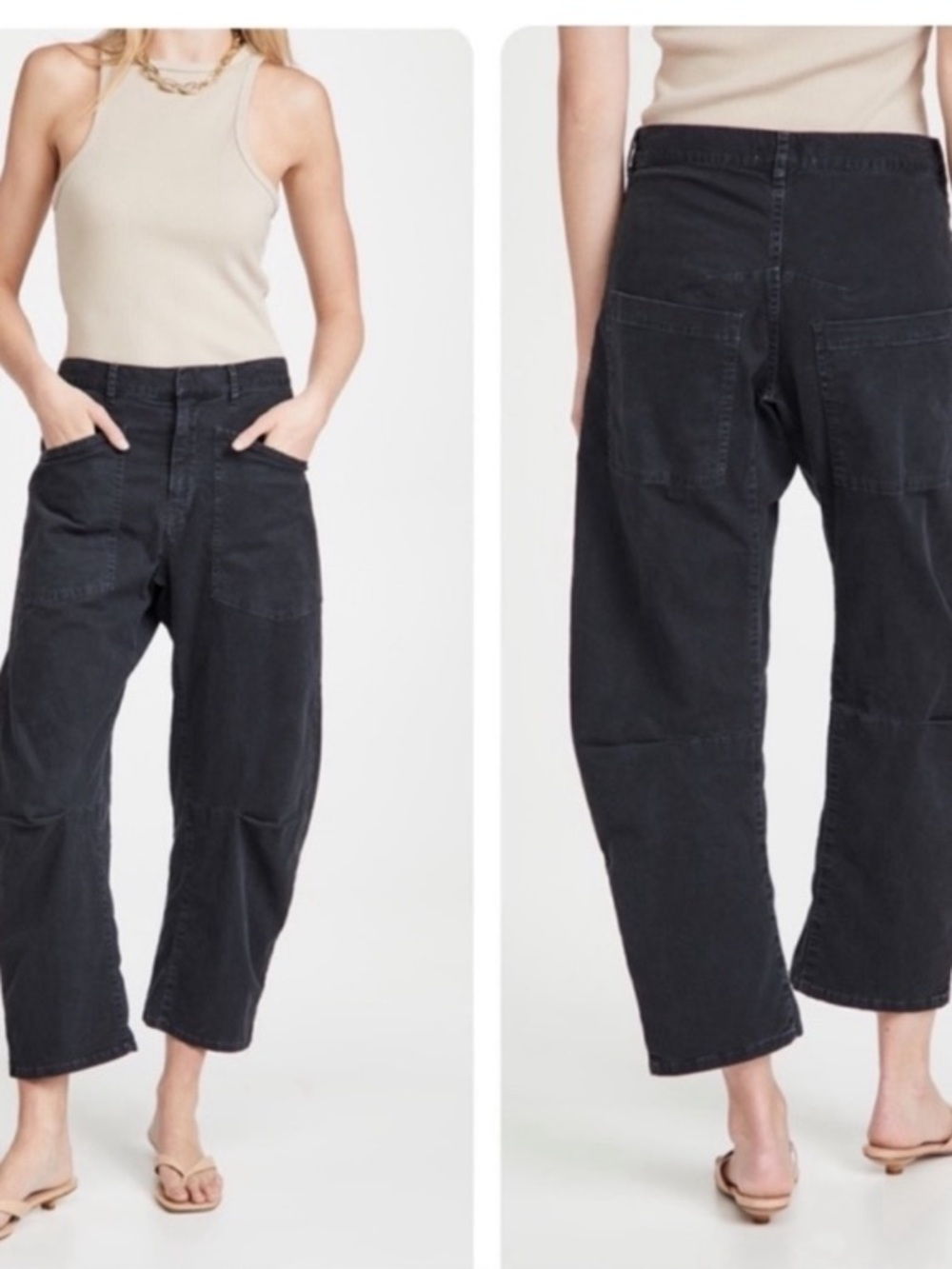 Nili Lotan Shon Barrel Leg Jeans
